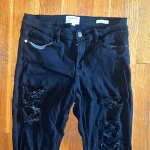 Frame ripped skinny jeans